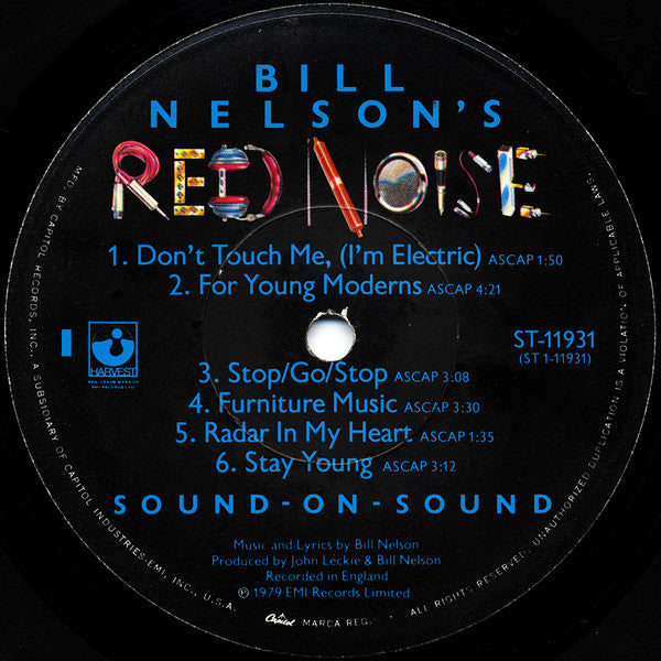 Red Noise (2) : Sound On Sound (LP, Album, Los)