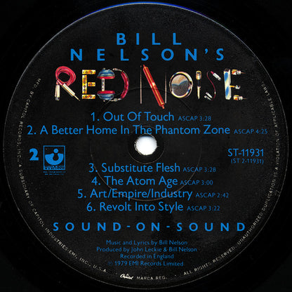 Red Noise (2) : Sound On Sound (LP, Album, Los)
