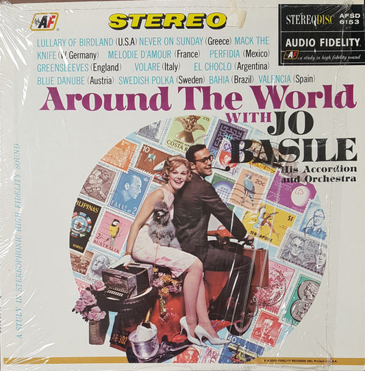 Jo Basile, Accordion And Orchestra : Around The World With Jo Basile His Accordion And Orchestra (LP, Album)