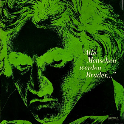 Ludwig van Beethoven - Leopold Stokowski Conducting London Symphony Orchestra And London Symphony Chorus : Symphony No. 9 ("Choral") (LP, Gat)