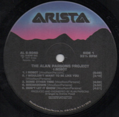 The Alan Parsons Project : I Robot (LP, Album, RE, Gat)