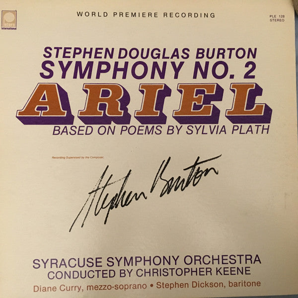 Stephen Douglas Burton : Symphony No. 2 "Ariel" (LP, Gat)