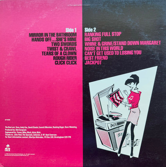 The Beat (2) : I Just Can't Stop It (LP, Album, RE, Ind)
