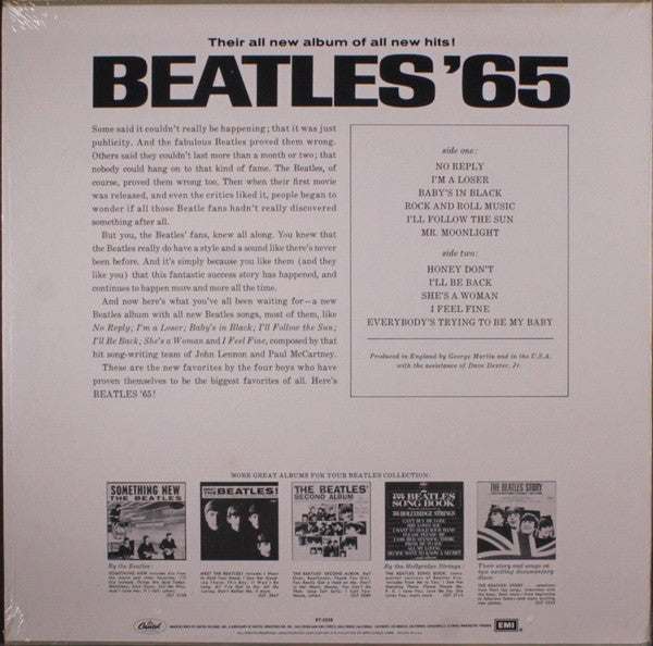 The Beatles : Beatles '65 (LP, Album, RE, 80s)