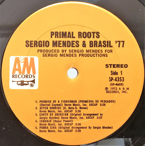 Sérgio Mendes & Brasil '77 : Primal Roots (LP, Album)