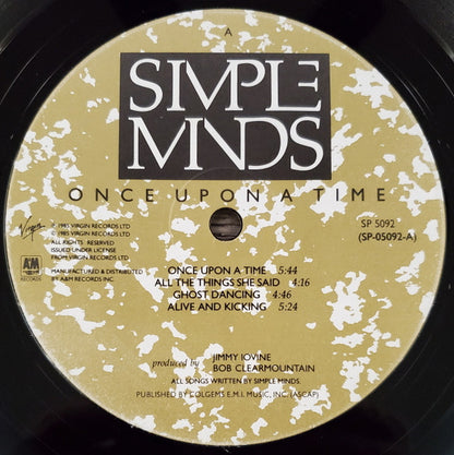Simple Minds : Once Upon A Time (LP, Album, Ind)