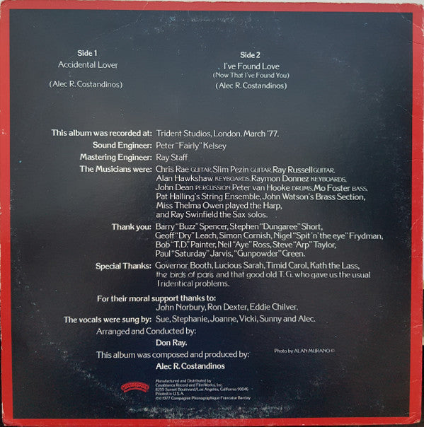 Love & Kisses : Love And Kisses (LP, Album, Pit)