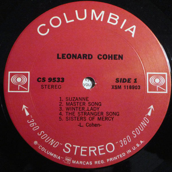 Leonard Cohen : Songs Of Leonard Cohen (LP, Album)