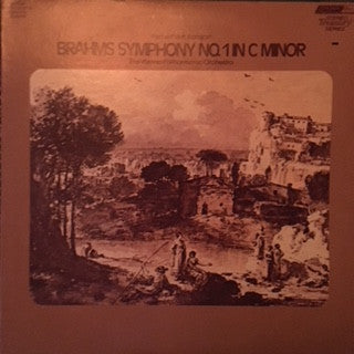 Wiener Philharmoniker - Herbert Von Karajan, Johannes Brahms : Symphony No.1 In C Minor, Op. 68 (LP, Album, RE)