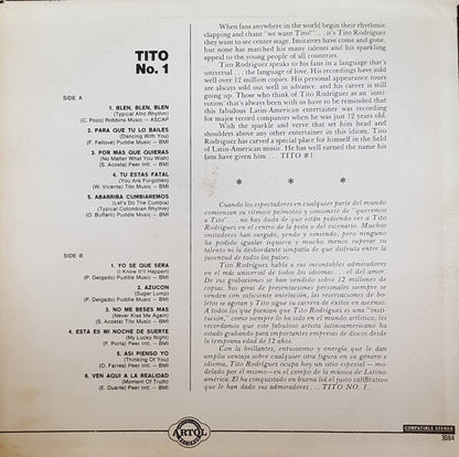 Tito Rodriguez : Tito No. 1 (LP, RE)