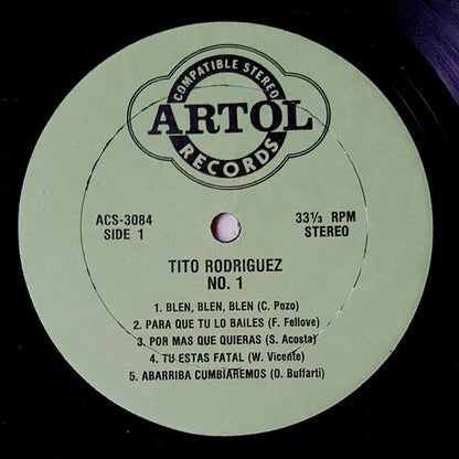 Tito Rodriguez : Tito No. 1 (LP, RE)