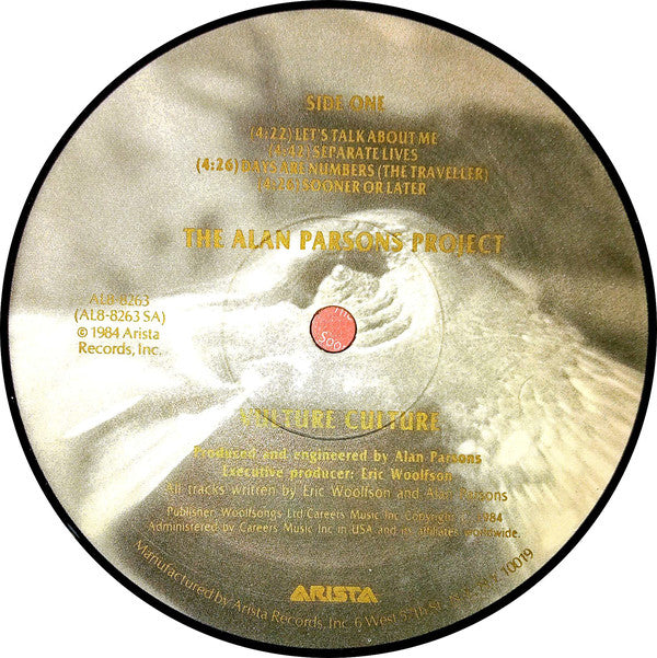 The Alan Parsons Project : Vulture Culture (LP, Album, Ele)