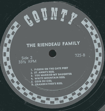 The Riendeau Family : Old Time Fiddling From Old New England (LP)