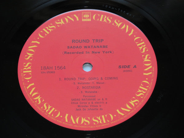 Sadao Watanabe : Round Trip (LP, Album, RE)