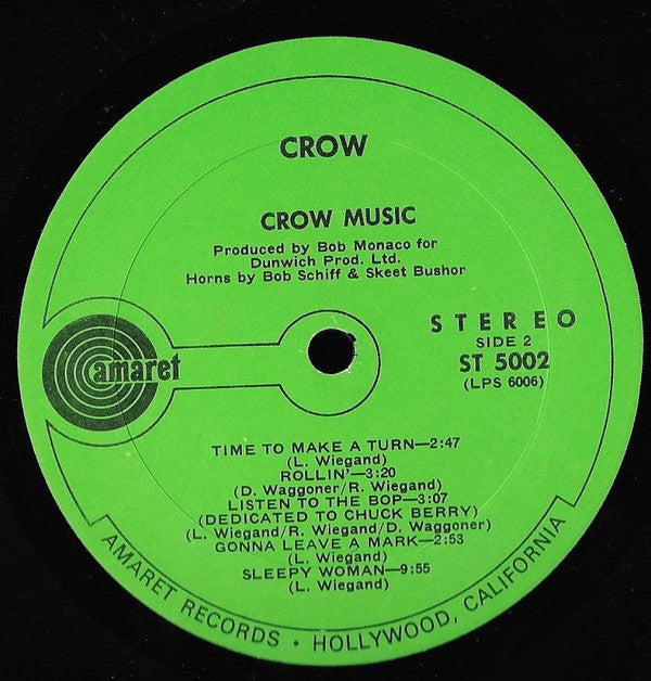 Crow (4) : Crow Music (LP, Album)