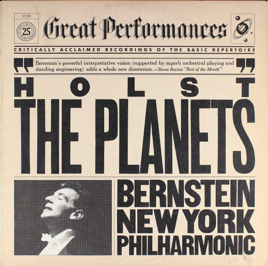 Gustav Holst - Leonard Bernstein, New York Philharmonic : The Planets (LP, Album, RM)