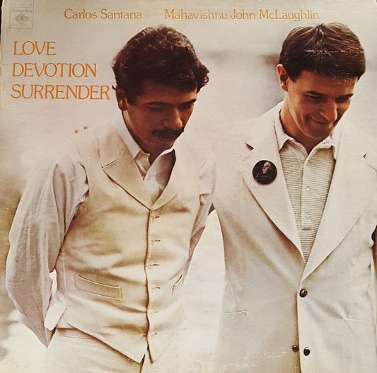 Carlos Santana & John McLaughlin : Love Devotion Surrender (LP, Gat)