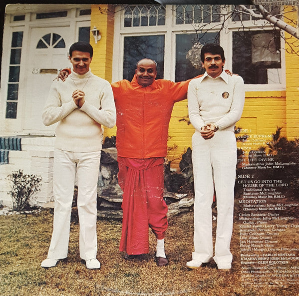 Carlos Santana & John McLaughlin : Love Devotion Surrender (LP, Gat)