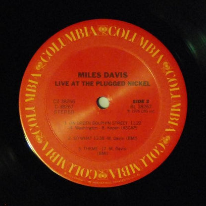 Miles Davis : Live At The Plugged Nickel (2xLP, Comp)