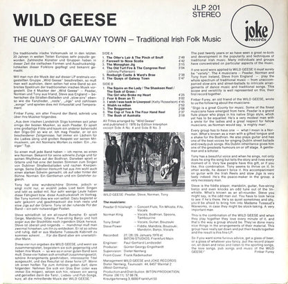 Wild Geese (3) : The Quays Of Galway Town (LP, Album)
