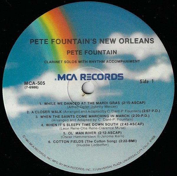 Pete Fountain : Pete Fountain's New Orleans (LP, Album, RE, RP)