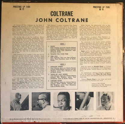 John Coltrane : Coltrane (LP, Album, Mono, RE, (al)