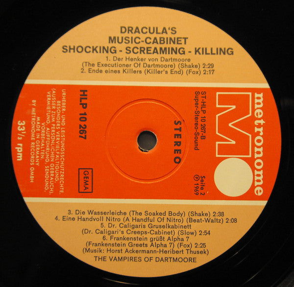 The Vampires Of Dartmoore : Dracula's Music Cabinet (LP, Album)