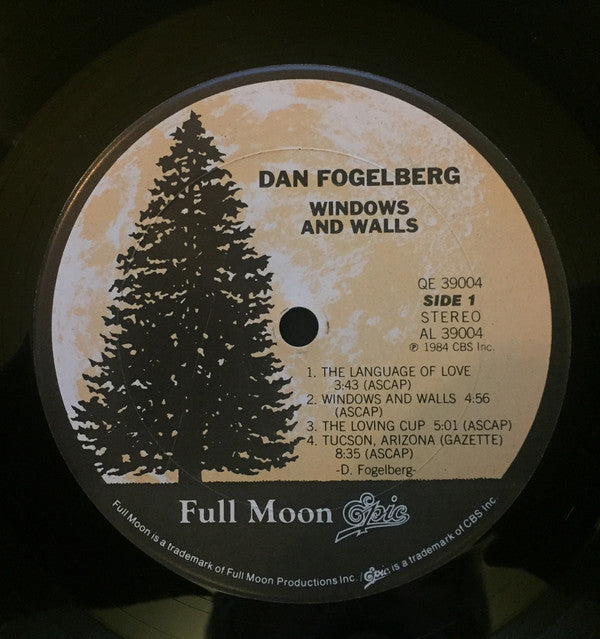 Dan Fogelberg : Windows And Walls (LP, Album, Pit)