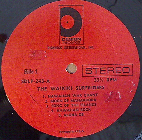 The Waikiki Surfriders : The Waikiki Surfriders (LP, Album)