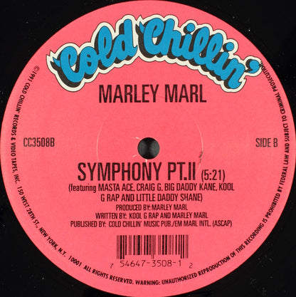 Marley Marl : The Symphony Pt. I / The Symphony Pt. II (12", Ltd)