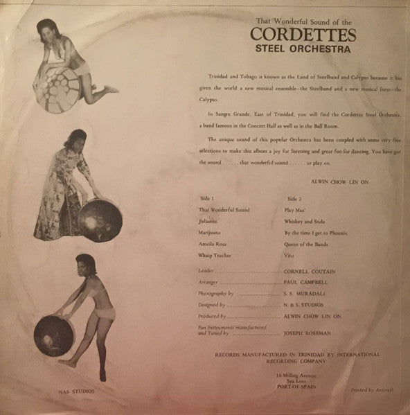 Cordettes Steel Orchestra : That Wonderful Sound Of The Cordettes Steel Orchestra  (LP, Album)
