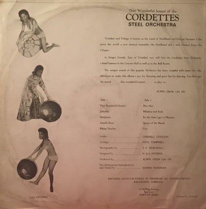 Cordettes Steel Orchestra : That Wonderful Sound Of The Cordettes Steel Orchestra  (LP, Album)