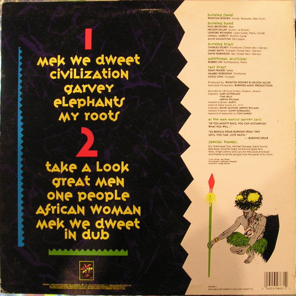 Burning Spear : Mek We Dweet (LP, Album)