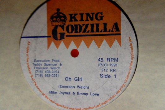 Mike Joyner & Emmy Love : Oh Girl (12")