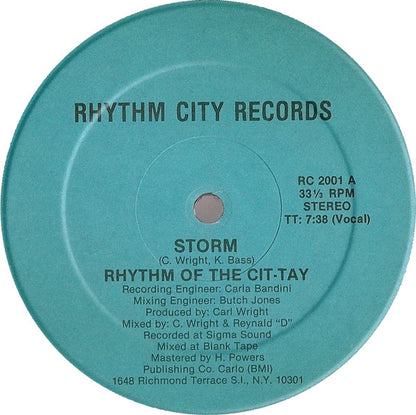 Storm (42) : Rhythm Of The Cit-Tay (12")