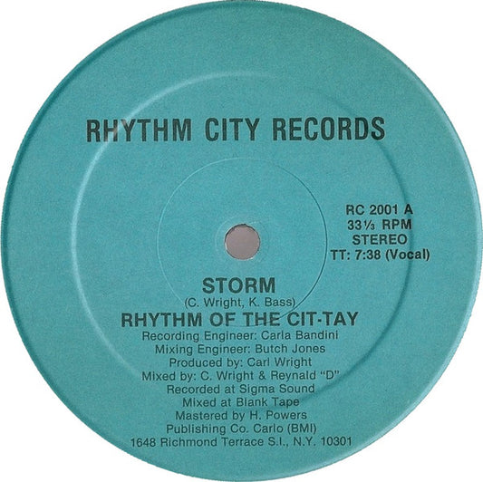 Storm (42) : Rhythm Of The Cit-Tay (12")