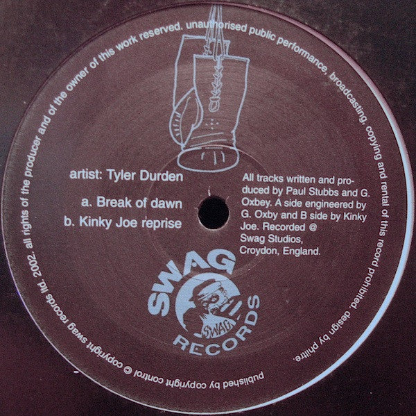 Tyler Durden : Break Of Dawn (12")