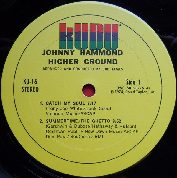 Johnny Hammond : Higher Ground (LP, Album)