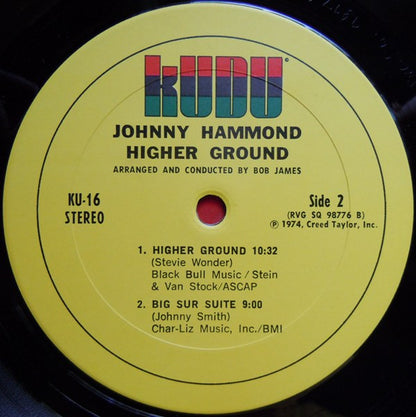 Johnny Hammond : Higher Ground (LP, Album)