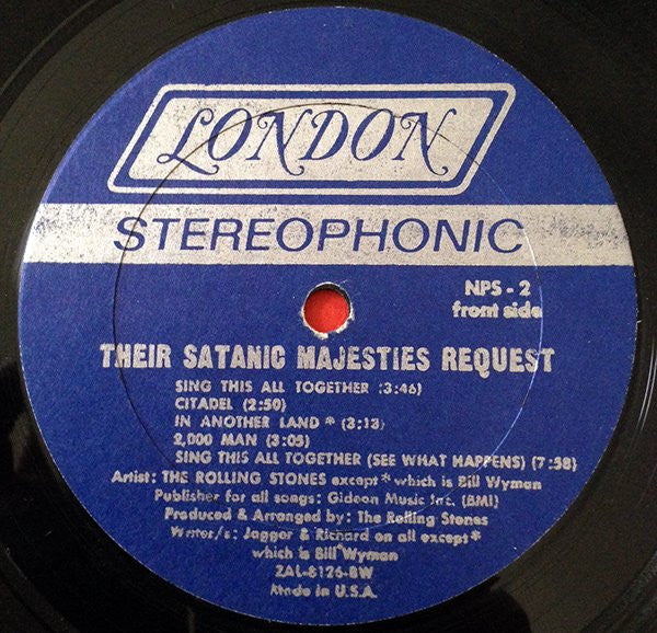 The Rolling Stones : Their Satanic Majesties Request (LP, Album, Bes)