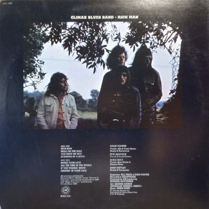 Climax Blues Band : Rich Man (LP, Album, Scr)
