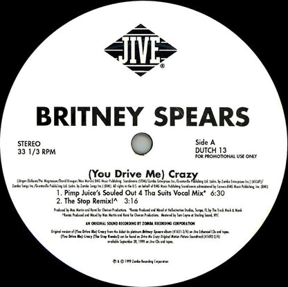 Britney Spears : (You Drive Me) Crazy (2x12", Promo)
