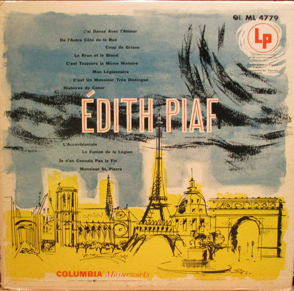 Edith Piaf : Édith Piaf (LP, Album, RP)