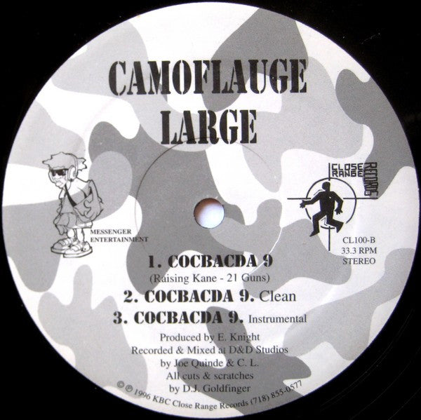 Camouflage Large : Hitmen Holdin' Steel / Cocbacda 9 (12", M/Print)