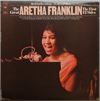 Aretha Franklin : Aretha - The First 12 Sides (LP, Album, RE, Pit)