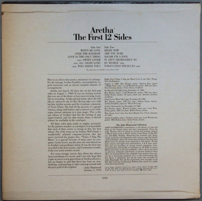 Aretha Franklin : Aretha - The First 12 Sides (LP, Album, RE, Pit)