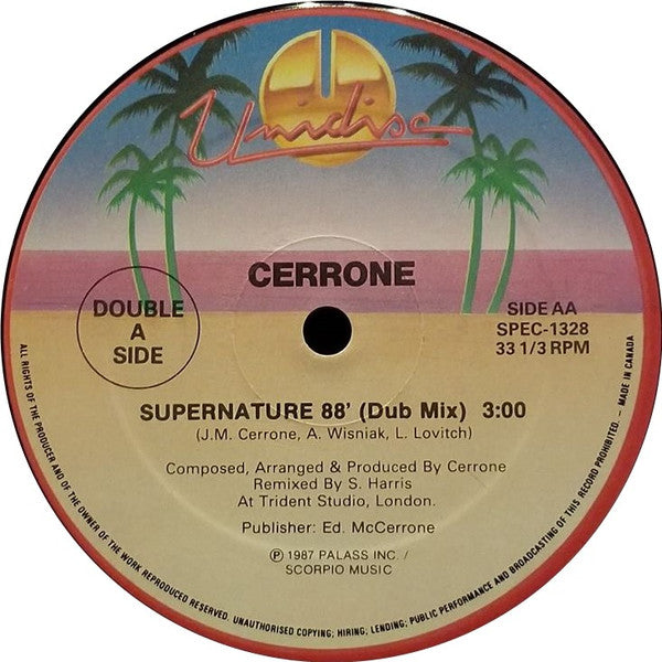 Cerrone : Supernature 88 (12")