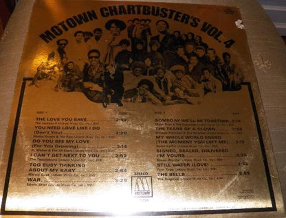 Various : Motown Chartbusters Vol. 4 (LP, Comp)