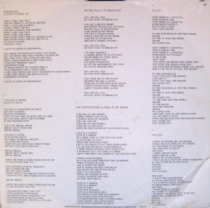 Eurythmics : Savage (LP, Album, Ind)