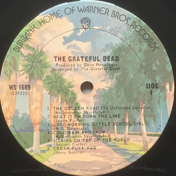 The Grateful Dead : The Grateful Dead (LP, Album, RE, San)